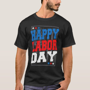 T-shirt Joyeux Fête Du Travail Designs Patriotiques Pour L
