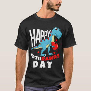 T-shirt Joyeux Fils de la fête des mères pour maman Rawr T