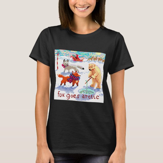 T-shirt Joyeux Fish Noël (Devant)