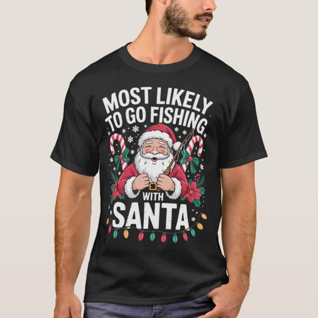 T-shirt Joyeux Fish Noël (Devant)