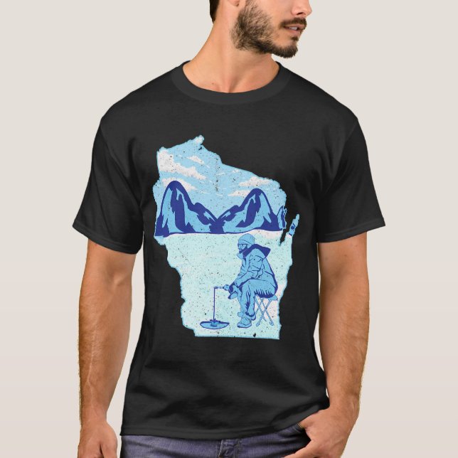 T-shirt Joyeux Fish Noël drôle de Noël pêche (Devant)