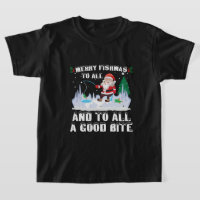 Joyeux Fish Noël Poisson Drôle Pêcheur Xmas