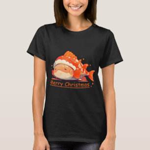 T-shirt Joyeux Fishmas Noël anime poisson