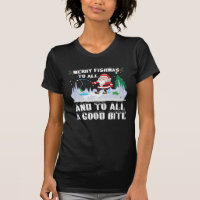 Joyeux Fishmas Poisson Drôle Pêcheur Noël