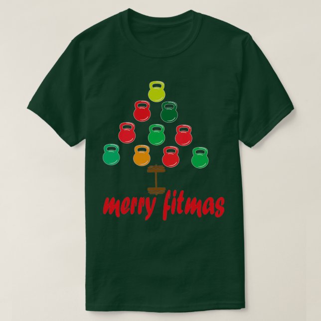 T-shirt Joyeux Fitmas (2) (Design devant)