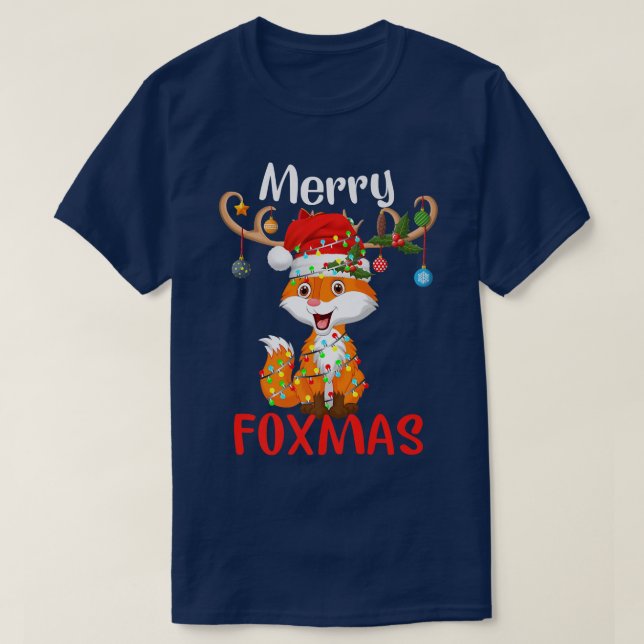 T-shirt Joyeux Fomas Drôle Pour Noël Ornament Lumières San (Design devant)