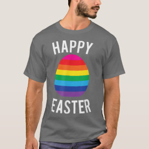 T-shirt Joyeux Gay pride de Pâques Rainbow Egg amusant