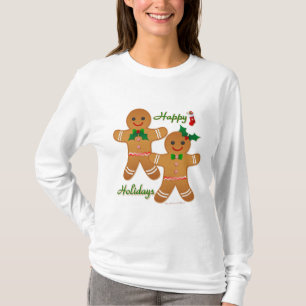 T-shirt Joyeux Gingerbread Homme Garçon Girl
