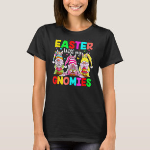 T-shirt Joyeux Gnomes de Pâques Avec Des Oreilles De Lapin