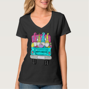 T-shirt Joyeux Gnomes De Pâques Mignonnes Avec Oreilles De