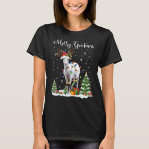 T-shirt Joyeux Goatmas Chèvre Noël Reindeer Père Noël Funn