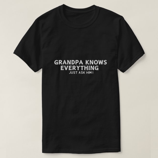 T-shirt Joyeux grands-parents jour citations amusantes (Design devant)