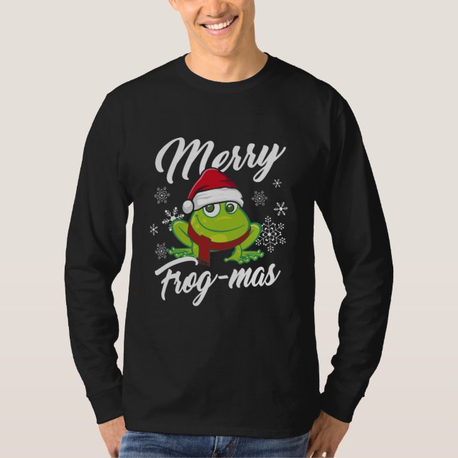 T-shirt Joyeux grenouille Mas Frog Décoration Funky Frog L (Devant)