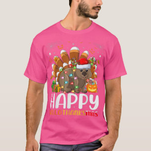 T-shirt Joyeux Hallomerci pour Noël à Wombat Lover Hallowe