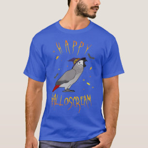 T-shirt Joyeux Halloscream African Grey Parrot Casquette s