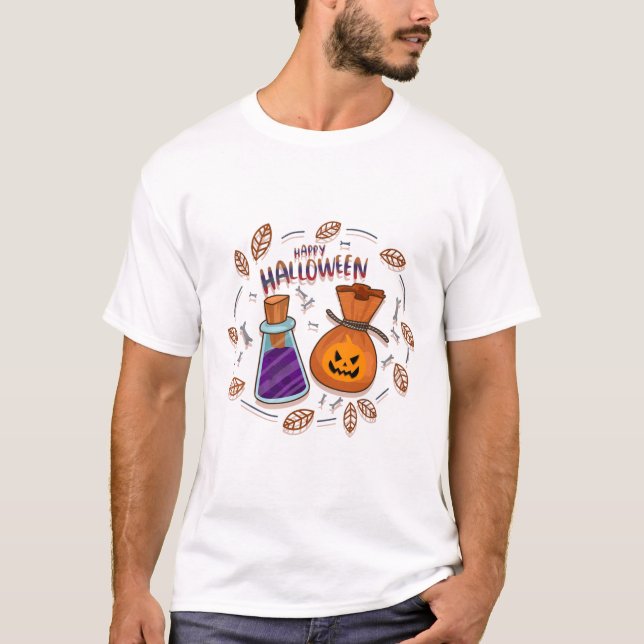 T-shirt Joyeux halloween (Devant)