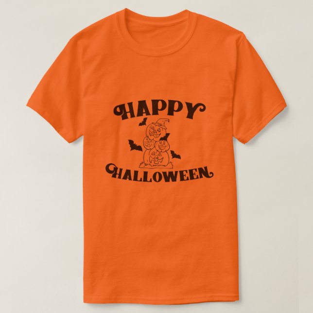 T-shirt Joyeux Halloween (Design devant)