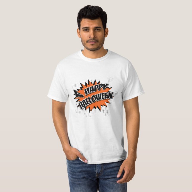 T-shirt Joyeux Halloween (Devant entier)