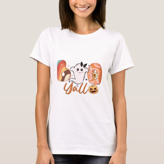 T-shirt Joyeux Halloween à vous tous (Devant)