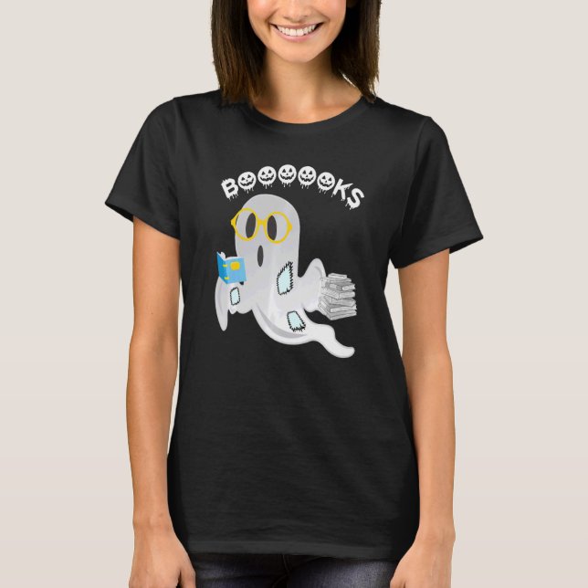 T-shirt Joyeux Halloween Anniversaire Cute Reading Hallowe (Devant)
