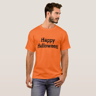 T-shirt Joyeux Halloween avec des lettres de style Hallowe