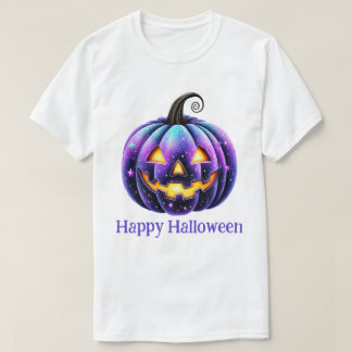T-shirt Joyeux Halloween Black Jack o'Lantern