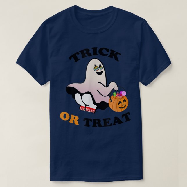 T-shirt Joyeux Halloween Candy Corn Spoo (Design devant)