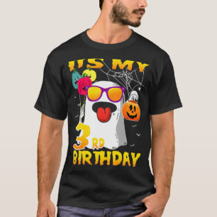 T-shirt Joyeux Halloween C'est mon 3ème anniversaire 3 ans