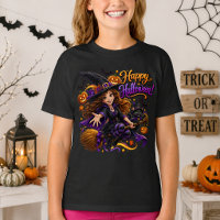 Joyeux Halloween Chère Sorcière Chat Noir Balai Vo