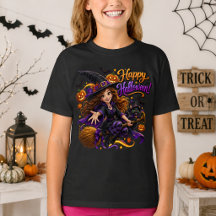 Joyeux Halloween Chère Sorcière Chat Noir Balai Vo