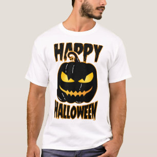 T-shirt Joyeux Halloween Citrouille