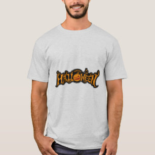 T-shirt Joyeux Halloween Citrouille à l'Oeil de Rubis Cadr