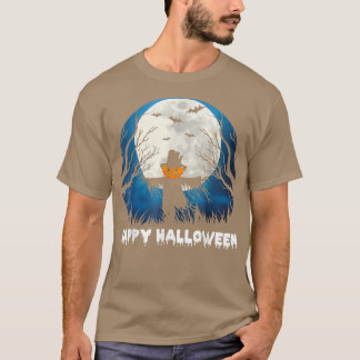 T-shirt Joyeux Halloween Citrouille Automne Vacances Autom