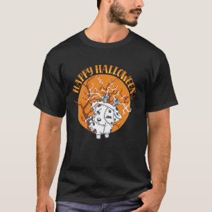 T-shirt Joyeux Halloween Dalmatien Monster Chien Animal Ho