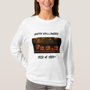T-shirt Joyeux Halloween, de mignons Citrouilles sculptés