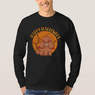 T-shirt Joyeux Halloween Diable Caniche Chien Méchant Anim