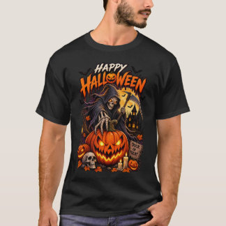 T-shirt Joyeux Halloween Faucheuse