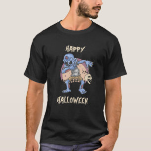 T-shirt Joyeux Halloween Garçons Enfants Dab Funny Zombies