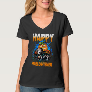 T-shirt Joyeux Halloween Happy Halloweiner Daschund Chien