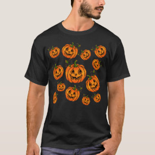 T-shirt Joyeux Halloween   jack-o-lanterne   CITROUILLE