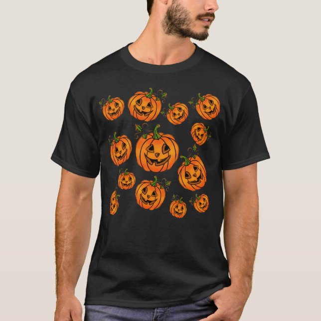 T-shirt Joyeux Halloween | jack-o-lanterne | CITROUILLE (Devant)