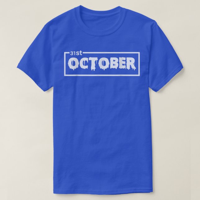 T-shirt Joyeux Halloween Jour Trick Ou Traite Le 31 Octobr (Design devant)