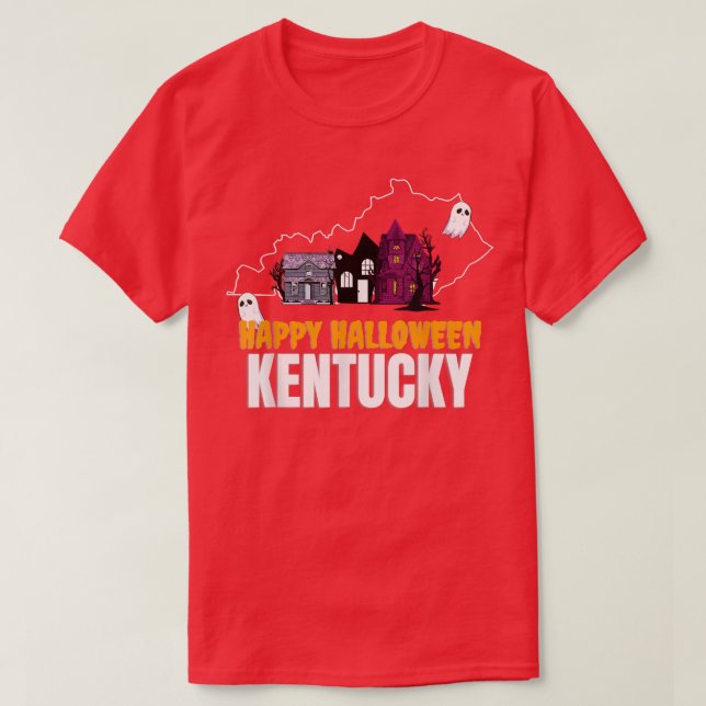 T-shirt Joyeux Halloween Kentucky (Design devant)