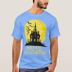 T-shirt Joyeux Halloween, Maison Hantée