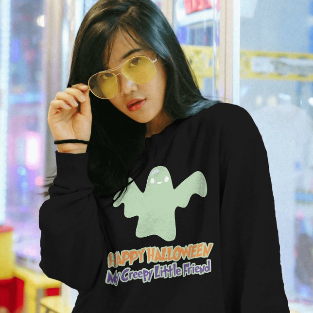 T-shirt Joyeux Halloween Mon Déplaisant Petit Ami (This Halloween, haunt in high fashion. Boujee ghosts only.)