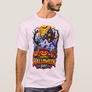 T-shirt Joyeux Halloween - Nuit effrayante