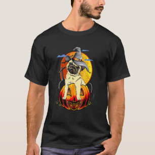 T-shirt Joyeux Halloween Pug Chiens Halloween