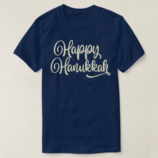T-shirt Joyeux Hanoukka Holiday Chag Sameach (Design devant)