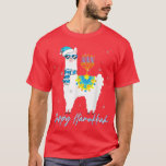 T-shirt Joyeux Hanoukka Llama Cute Alpaca Chanukah Kids<br><div class="desc">Heureux Hanoukka Llama Cute Alpaca Chanukah Kids.</div>