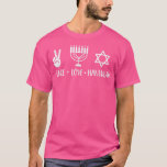 T-shirt Joyeux Hanoukka Menorah Light Juif Chanukah T-Shi<br><div class="desc">Joyeux Hanoukka Menorah Light Juif Chanukah T-Shirt.</div>